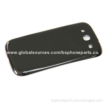 Black Back Cover Glass Panel for Samsung Galaxy S3, Good-quality Rear Panel